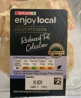 Redused fat coleslaw
