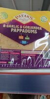 Patak's Pappadums Garlic Coriander Kant en Klaar
