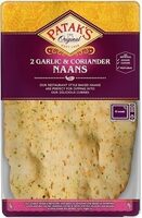 Garlic & Coriander Naan Breads x 2