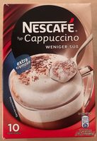 Nescafé Cappuccino Weniger Süß