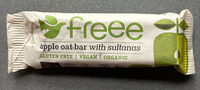Apple oat bar with sultanas