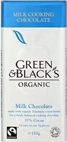 Black's Organic Cooking Milk Chocolate Bar
