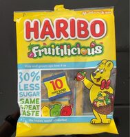 10 mini bags prox Multipack size HARIBO Fruitilici