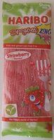 Fizzy strawberry flavour gums