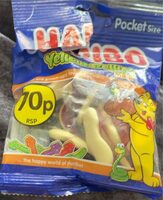 Pocket Size HARIBO Yellow Belles Kids and grown-up