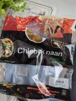 Płasko chlebek w stylu indyjskim Naan