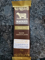 Mackies of Scotland Dark Chocolate 70%