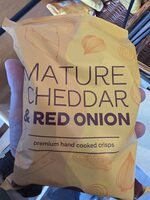 MATURE MA CHEDDAR & RED ONION premium hand cooked