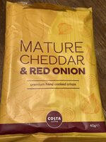 Mature Cheddar & Red Onion Crisps