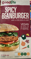 Spicy veg bean burgers