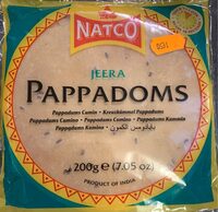 Pappadoms cumin