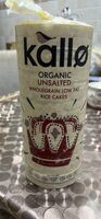 Organic Unsalted Wholegrain Rice Cakes
