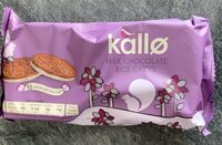 Milk chocolate rice cakes