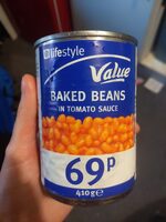 Baked beans in tomato sauce