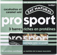 Prosport - barre cacahuètes 🥜et caramel salé