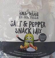 Salt and pepper snack mix