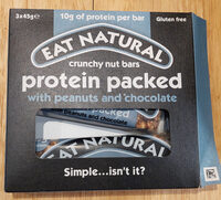 Crunchy Nut Bars with Peanuts & Chocolate