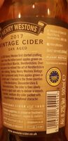Henry Westons Vintage Cider 500ml