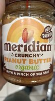 Meridian Organic Crunchy Peanut Butter - No Added Sugar imp