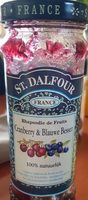 St. Dalfour Vruchtenspread Cranberry Blauwe Bes