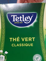 Tetley The Vert Tir Press Boite De 55 Sachets