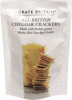 All British Cheddar Crackers, Pouch 20 x 45G