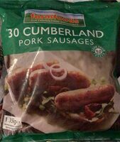 30 cumberland pork sausages