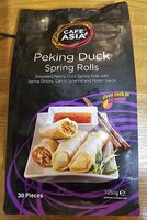 Peking duck spring rolls