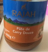 Rajah pâte de curry douce