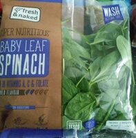 Baby leaf spinach