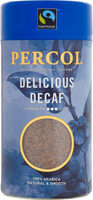 Percol Fairtrade Delicious Decaf Instant Coffee