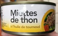 Miettes de thon à l'huile de tournesol