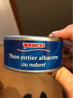 Thon entier albacore au naturel Princes