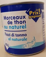 Morceaux  de  thon au naturel
