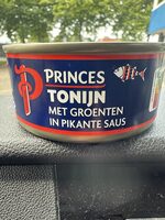 Tonijn met groenten in pikante saus