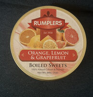 Orange, Lemon & Grapefruit Boiled Sweets