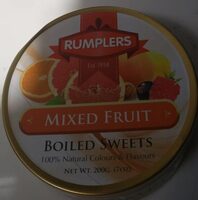 Mixed fruit boiled sweets