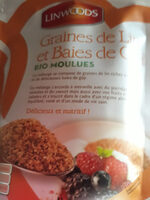 Graines de lin et baies de Goji moulues