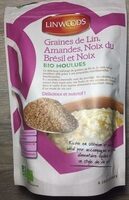 Graine de lin, amandes, noix du Bresil et noix