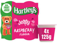 Raspberry flavour jelly