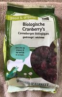 Canneberges biologiques séchées