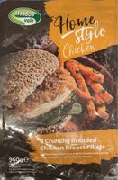 Crunchy breaded chicken breast fillets