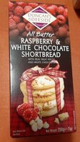 Raspberry & White Chocolate Shortbread Cookie