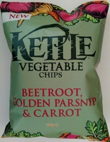 Kettle Vegetable Chips Beetroot, Golden Parsnip & Carrot