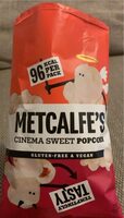 Metcalfe’s Cinema Sweet Popcorn