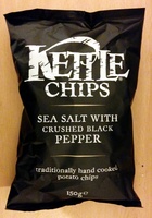 Sea salt with crushed black pepper