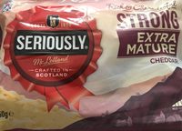 Mclellands Seriously Strong Cheddar White 350G