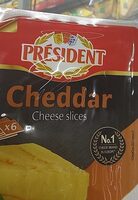 Cheddar cheese slices