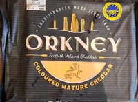 Orkney coloured mature cheddar