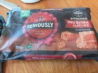 Strong red extra mature cheddar